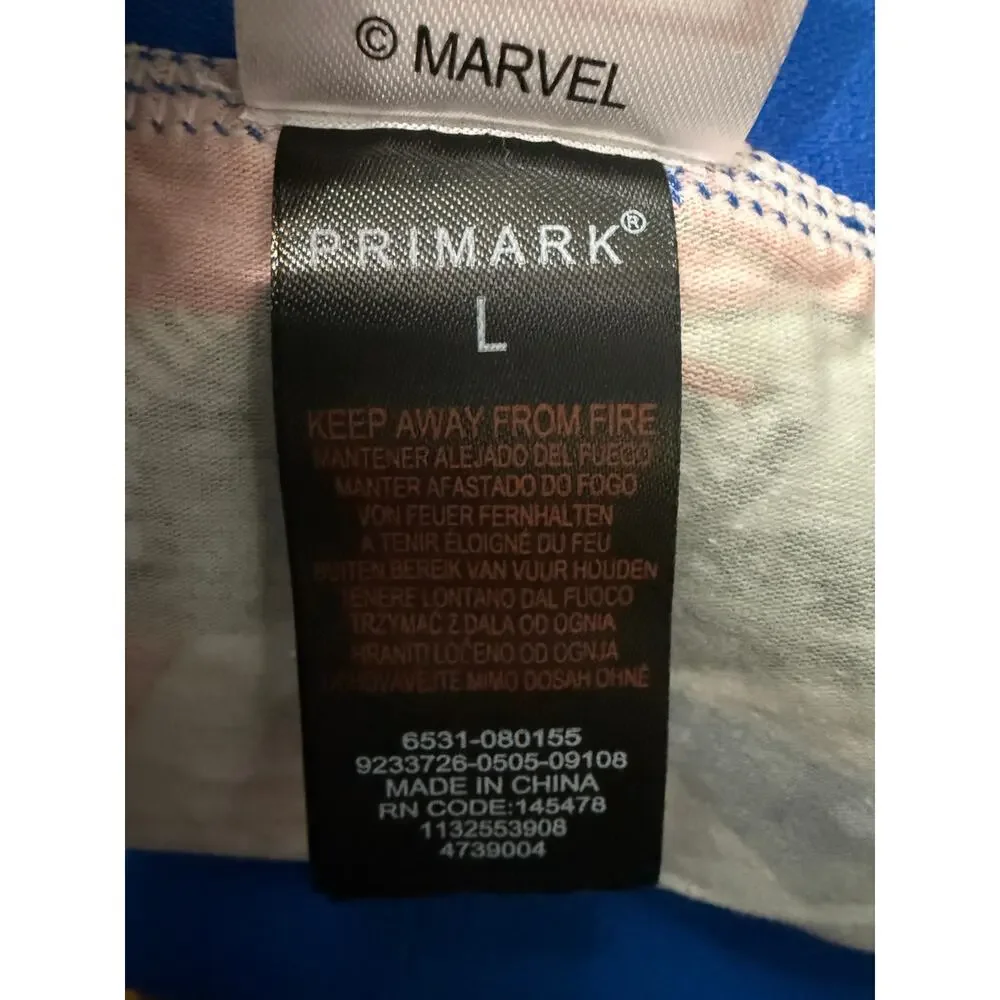 Marvel Captain America Allover Shield Short Boxer Briefs Mens Large